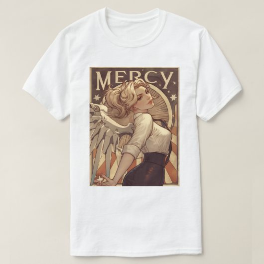 T-shirt Pinup Mercy 31 (Design devant)