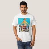 T-shirt Pinup Motorcycle (Devant entier)