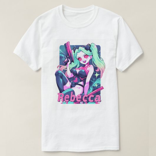 T-shirt Pinup Rebecca 124 (Design devant)