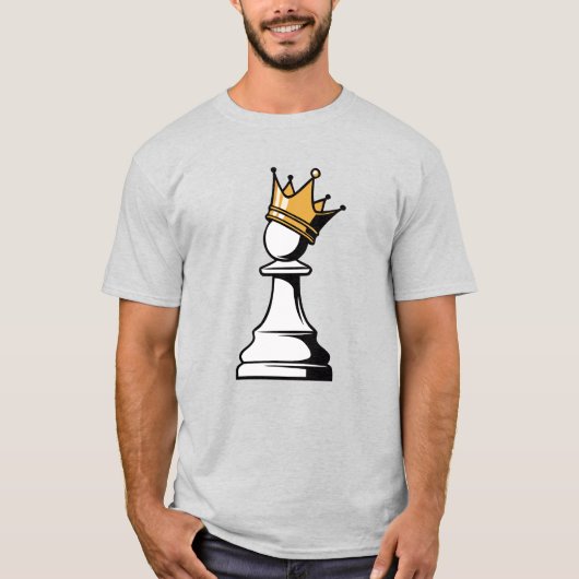 T-shirt pion avec une couronne (Devant)