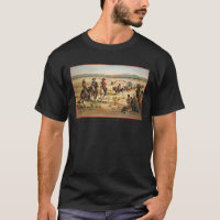 Pionniers occidentaux américains vintages de wagon