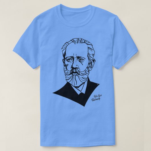 T-shirt Piotr Tchaïkovski (Design devant)