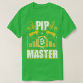 T-shirt Pip Master Funny Forex Trading Crypto BTC Cadeau (Design devant)