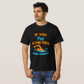 T-shirt Pipe De Bain Dans La Piscine (Devant entier)
