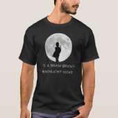 T-shirt Pipe Highland à Bright Moon (Devant)
