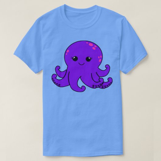 T-shirt Pipe mignonne pourpre (Design devant)