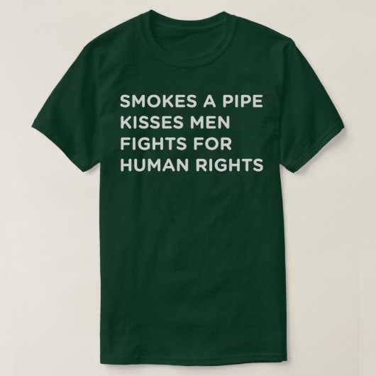 T-shirt Pipe Smoker Qui ne conçoit pas 2 pour les chemises (Design devant)