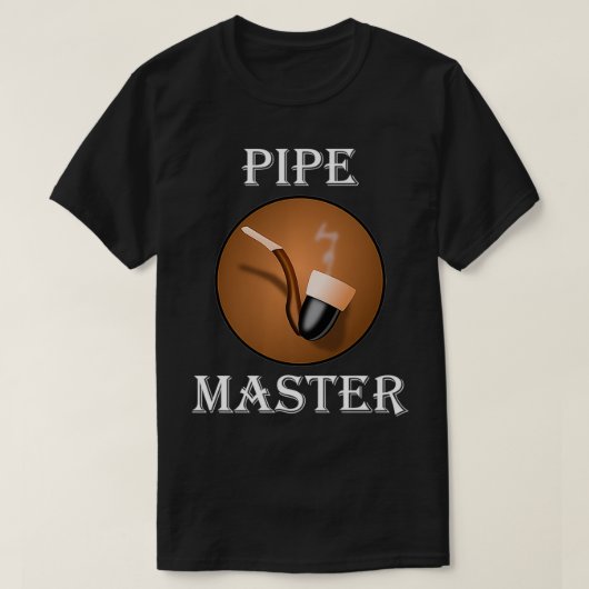 T-shirt Pipe Smoking T Pipe Master Funny Pipe Smokers Gif (Design devant)