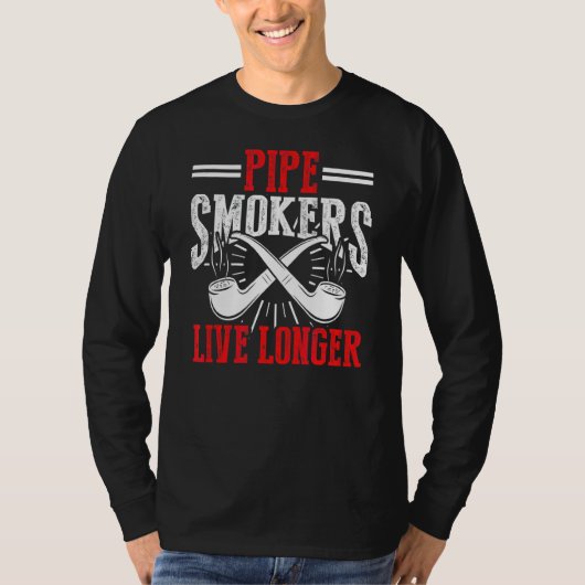 T-shirt Pipe Tabac Pipe Cigarette Fumée Cigar (Devant)