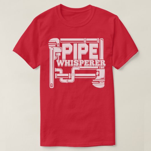 T-shirt Pipe Whisperer Plumber Pipefitter Cadeau (Design devant)