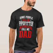T-shirt Pipefitter Papa Steamfitter Tradesman Plumber Faun (Devant)