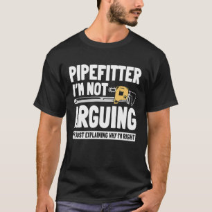 T-shirt Pipefitter Steamfitter Tradesman Piping Sy