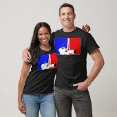 T-shirt Pipeler rouge bleu (Unisexe)