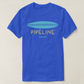 T-SHIRT PIPELINE DE SURFACE HAWAII (Design devant)