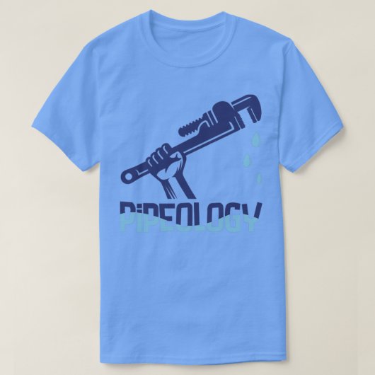T-shirt Pipeologie du plombier (Design devant)