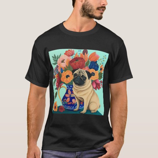 T-shirt Piper le Pug (Devant)