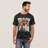 T-shirt Piper le Pug (Devant entier)