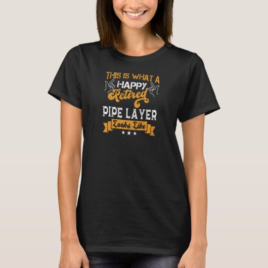T-shirt Pipette à la retraite pour femmes à la retraite Jo (Devant)