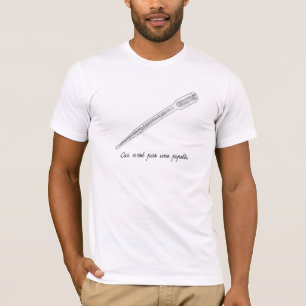 T-shirt Pipette d'Une de Pas de Ceci N'est