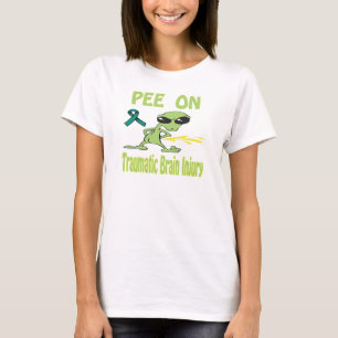 T-shirt Pipi sur la chemise traumatique de lésion