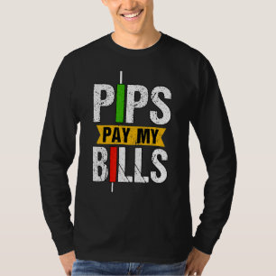 T-shirt Pips Payer Mes Bills Blockchain Crypto Trader