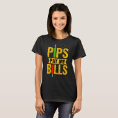T-shirt Pips Payer Mes Bills Blockchain Crypto Trader 1 (Devant entier)