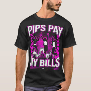 T-shirt Pips Payer Mes Bills Drôle Forex Stock Trader Cade
