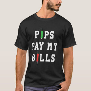 T-shirt Pips Payer mes factures Drôle Stock marché Devise 