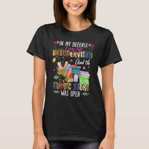 T-shirt Piquage Magasin de tissus non surveillé pour piqu