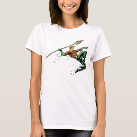 T-shirt Pique-nique Aquaman avec Spear (Devant)