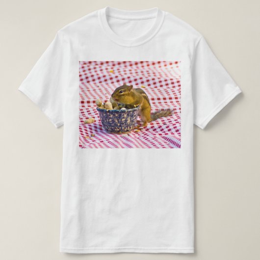 T-shirt Pique-nique Chipmunk (Design devant)