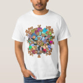 T-shirt pique-nique nounours V2 (Devant)