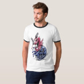 T-shirt piranha (Devant entier)