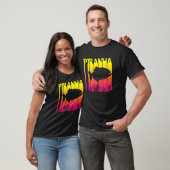 T-shirt Piranha Poisson Rétro (Unisexe)