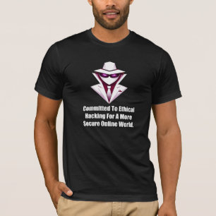 T-shirt Piratage éthique engagé pour un monde en ligne séc