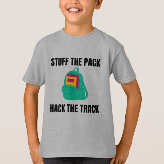 T-SHIRT PIRATAGE INFORMATIQUE À L'ÉCOLE (Devant)