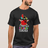 T-shirt Pirate 4e année Enseignant Halloween Costume Pirat (Devant)