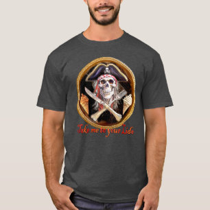 T-shirt Pirate avec crème glacée "Emmène-moi à ton Lido"