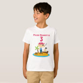 T-shirt Pirate Birthday Boy Custom Name (Devant entier)