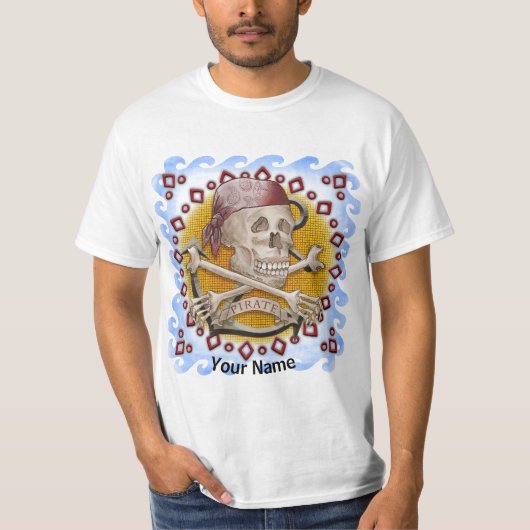 T-shirt Pirate Bones (Devant)