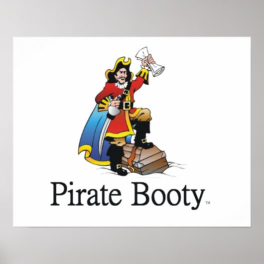 T-SHIRT Pirate Booty Poster (Voorkant)