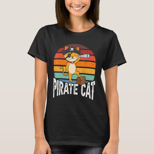 T-shirt Pirate Cat (Devant)