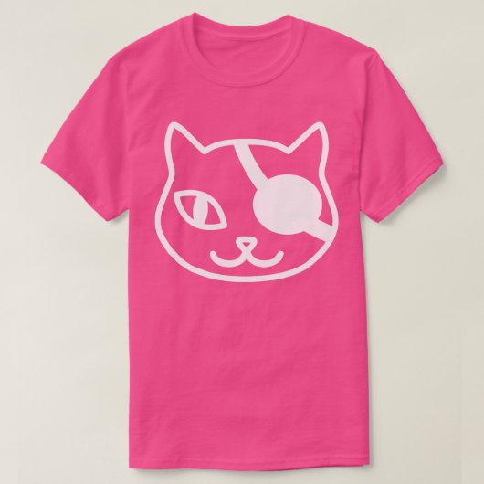 T-shirt Pirate Cat Eye Patch (Design devant)