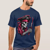 T-shirt Pirate crâne avec cutlass (Devant)