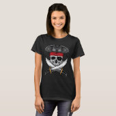 T-shirt Pirate Crâne et épées (Devant entier)