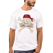 Pirate crâne et os croisés