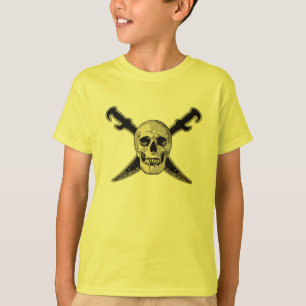 T-shirt Pirate (Crânes) - Les pattes de base des enfants
