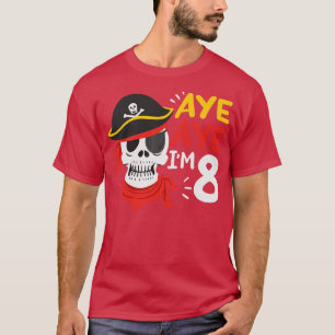 T-shirt Pirate d'anniversaire 8