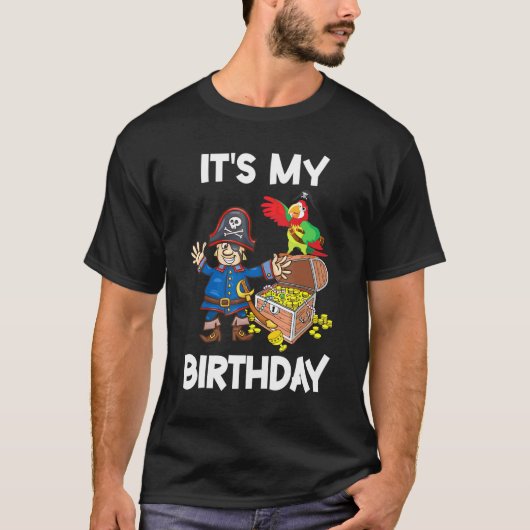 T-shirt Pirate Danser Son Anniversaire Heureux Pour Moi Ma (Devant)