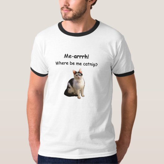 T-shirt Pirate de chat (Devant)